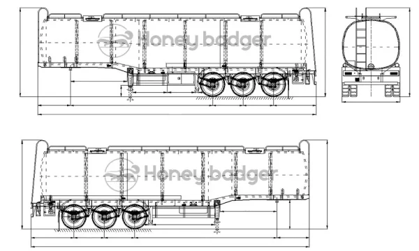 45000L Oil Tanker Trailer For Sale - 图片 2