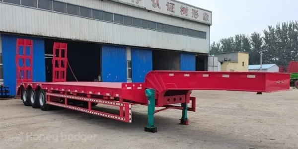 3 Axle Low Bed Trailer for Sale - 图片 7