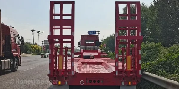 4 Axle 60/70/75/80 Ton Lowboy Trailers for Sale - 图片 3