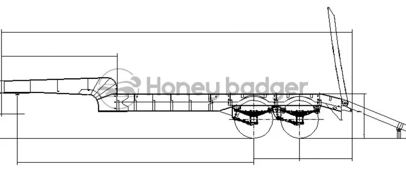 Alternative view of 40 Ton Lowboy Trailer For Sale - Best Lowbed Trailers of 2024