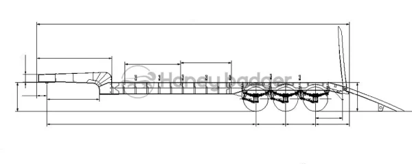 60 Ton Lowboy Trailer for Sale - Best Lowbed Trailers of 2024 - 图片 2
