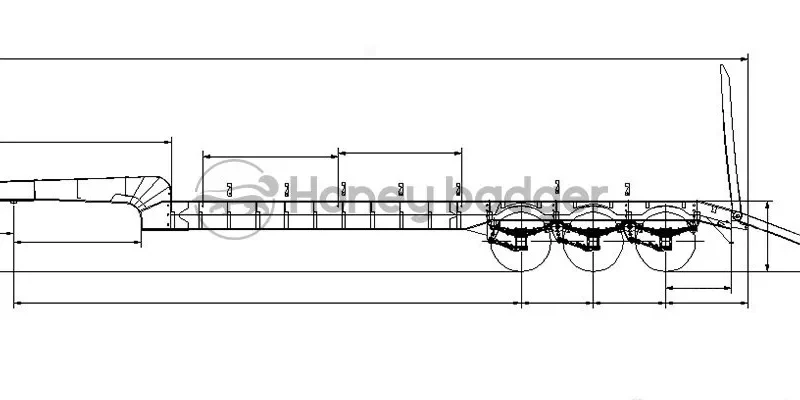 Alternative view of 80 Ton Lowboy Trailer for Sale - Best Lowbed Trailers of 2024
