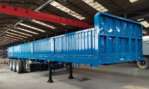 3 Axle Sidewall Semi Trailer For Sale - 图片 3