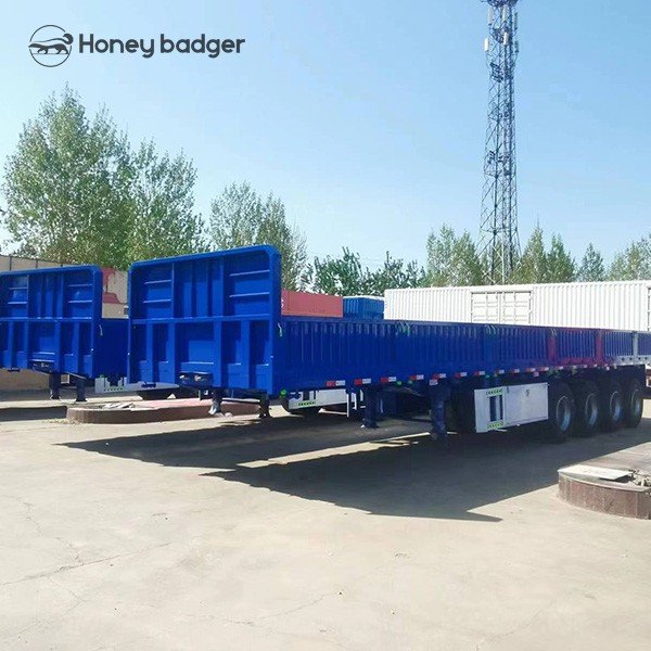 4 Axle Sidewall Semi Trailer
