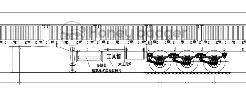 Alternative view of Sidewall Cargo Semi Trailer for Sale