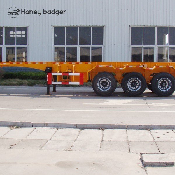 3 Axle Container Skeletal Trailer For Sale
