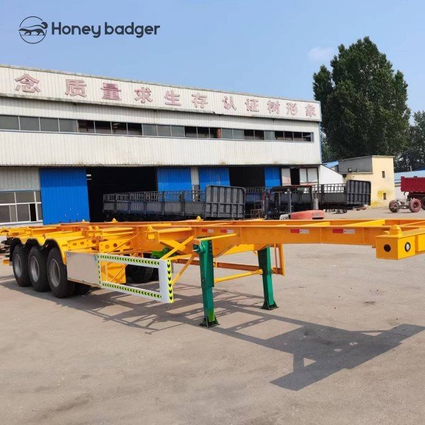 45FT Shipping Container Chassis Trailer Manufacturer, Factory For Sale