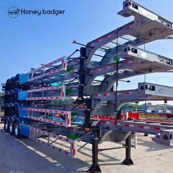 60 ton Container Skeleton Trailer For Sale