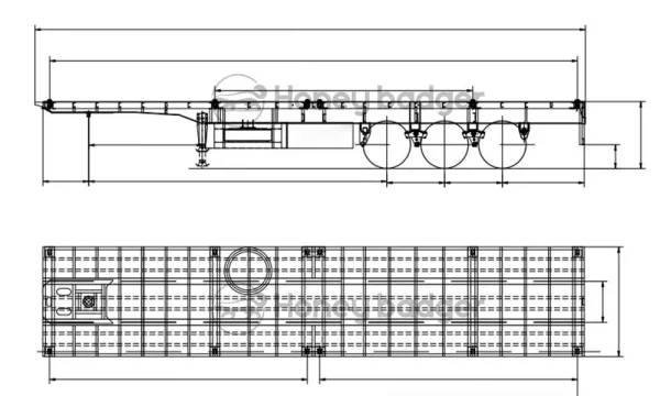 Container Chassis Trailer Manufacturer, Factory - 图片 2